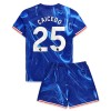 Officiële Voetbalshirt + Korte Broek Chelsea Caicedo 25 Thuis 2024-25 - Kids